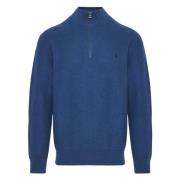 Ralph Lauren Bomull half-zip sweatshirt Blue, Herr