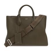 Salvatore Ferragamo Shopper typ väska Green, Herr