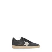 Golden Goose Svarta Lädersneakers med Stjärndetalj Black, Herr