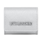 Love Moschino Stilfullt Dams Nyckelring i Syntetiskt Läder Gray, Dam