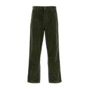 Carhartt Wip Corduroy Single Knee Pant Green, Herr