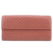 Bottega Veneta Vintage Pre-owned Laeder plnbcker Pink, Dam