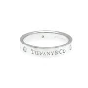 Tiffany & Co. Pre-owned Pre-owned Platina ringar Gray, Dam