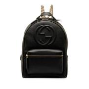 Gucci Vintage Pre-owned Laeder gucci-vskor Black, Dam