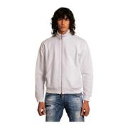 Dsquared2 Bomulls sweatshirt med elastan White, Herr