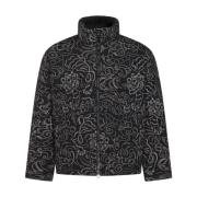 Kenzo Kort Blommig Pufferjacka Black, Herr