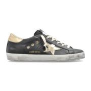 Golden Goose Sneakers Super-Star Classic Med Lista Black, Dam