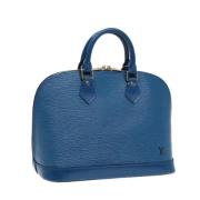 Louis Vuitton Vintage Pre-owned Laeder handvskor Blue, Dam