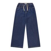 Munthe Elegant Indigo Jeans med Dragsko Blue, Dam