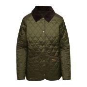 Barbour Gröna Quiltade Kappor för Kvinnor Green, Dam