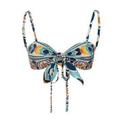 La DoubleJ Mångsidig 3-vägs Bandeau Bikini Topp Multicolor, Dam