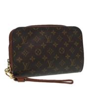 Louis Vuitton Vintage Pre-owned Canvas kuvertvskor Brown, Dam