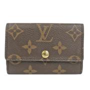 Louis Vuitton Vintage Pre-owned Canvas nyckelhllare Brown, Dam