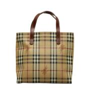 Burberry Vintage Pre-owned Canvas handvskor Brown, Dam