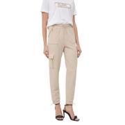 Michael Kors Felpa Jogger Byxor Beige, Dam