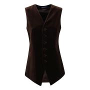 Polo Ralph Lauren Brun Krets VST-Vest Brown, Dam