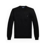 Polo Ralph Lauren Merinoull Slim-Fit Pullover Sweater Black, Herr