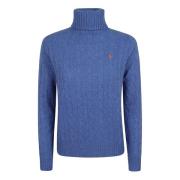 Polo Ralph Lauren Blå Heather Långärmad Pullover Blue, Dam