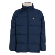 Tommy Hilfiger Blå Huva Pufferjacka Blue, Herr