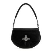 Vivienne Westwood Sadie Axelväska i Svart Läder Black, Dam