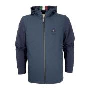 Aeronautica Militare Hybridjacka med avtagbar huva Blue, Herr