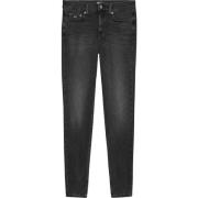 Tommy Jeans Svarta Skinny Fit Stretch Denim Jeans Black, Dam