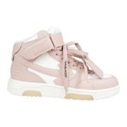 Off White Casual Sneakers för Män och Kvinnor Pink, Dam