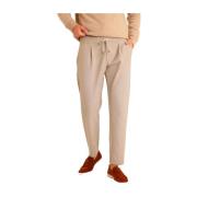 Cala 1789 Beige Joggingbyxor Morotspassform Beige, Herr