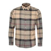 Barbour Edderton Skjorta, Tailored Fit Beige, Herr