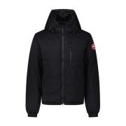 Canada Goose Dunjacka med logotyp och huva Black, Herr