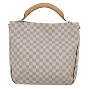 Louis Vuitton Vintage Pre-owned Canvas handvskor White, Dam