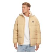 Tommy Hilfiger Beige Huva Pufferjacka Beige, Herr