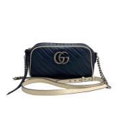 Gucci Vintage Pre-owned Laeder gucci-vskor Blue, Dam