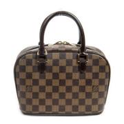 Louis Vuitton Vintage Pre-owned Belagd canvas handvskor Brown, Dam