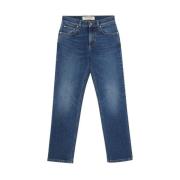 Roy Roger's Stone Washed Denim Jeans Regular Fit Blue, Dam