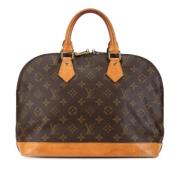 Louis Vuitton Vintage Pre-owned Canvas handvskor Brown, Dam