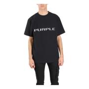 Purple Brand Vintage Logo Print T-shirt Black, Herr