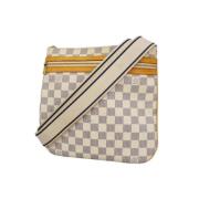 Louis Vuitton Vintage Pre-owned Canvas louis-vuitton-vskor White, Dam