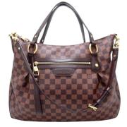 Louis Vuitton Vintage Pre-owned Canvas handvskor Brown, Dam