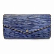 Louis Vuitton Vintage Pre-owned Laeder plnbcker Blue, Dam