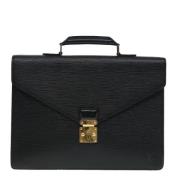 Louis Vuitton Vintage Pre-owned Laeder louis-vuitton-vskor Black, Herr