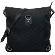 Gucci Vintage Pre-owned Canvas gucci-vskor Black, Dam