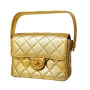 Chanel Vintage Pre-owned Laeder chanel-vskor Yellow, Dam