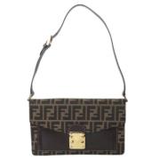 Fendi Vintage Pre-owned Canvas fendi-vskor Brown, Dam