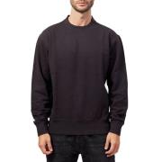 Hugo Boss Svart Bomull Crewneck Sweatshirt Orange Kollektion Black, He...