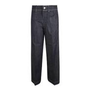 Max Mara Slim Fit Denim Jeans Black, Dam