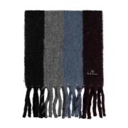 Paul Smith Intarsia Stickad Randig Scarf Multicolor, Herr