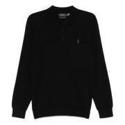 Polo Ralph Lauren Svart Pullover Tröja Blue, Herr