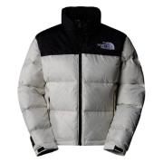 The North Face Retro Nuptse-jacka i White Dune White, Dam