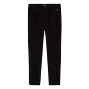 Tommy Hilfiger Svarta Chino Sammet Byxor Black, Herr